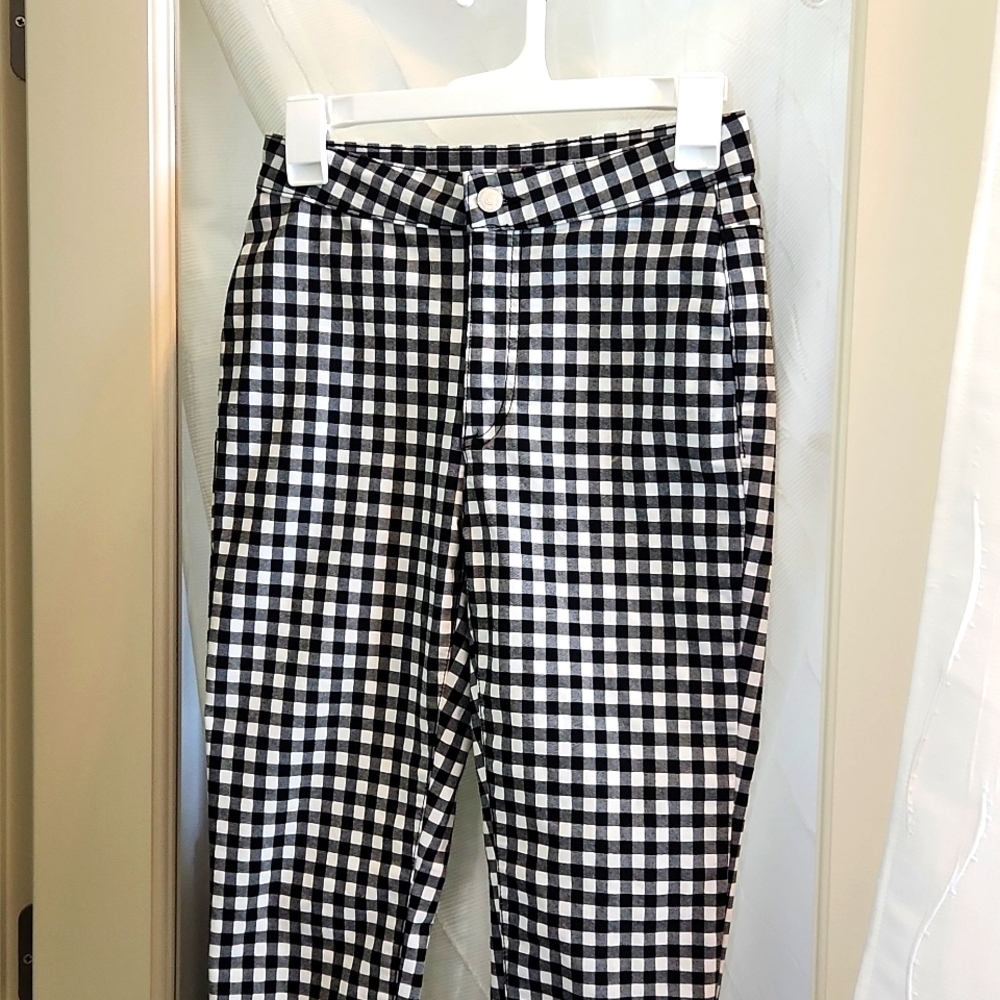 Free People Checkerboard Pants